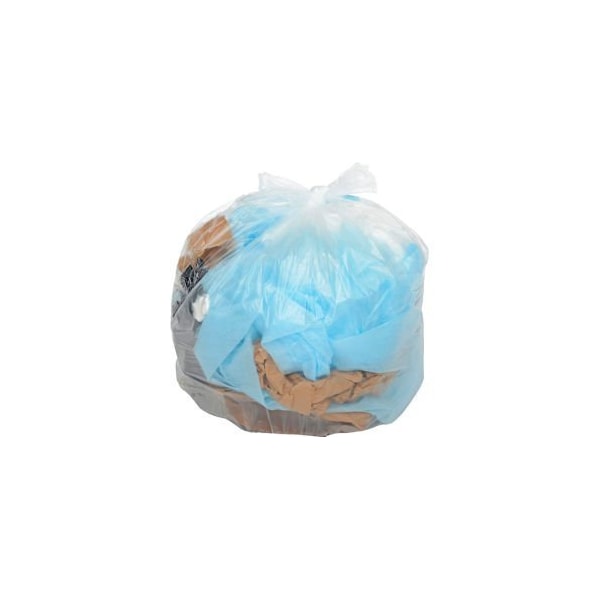Napco Bag And Film GEC 153; Super Duty Clear Trash Bags - 30 to 33 Gal, 2.5 Mil, 100 Bags/Case RST333925C - main